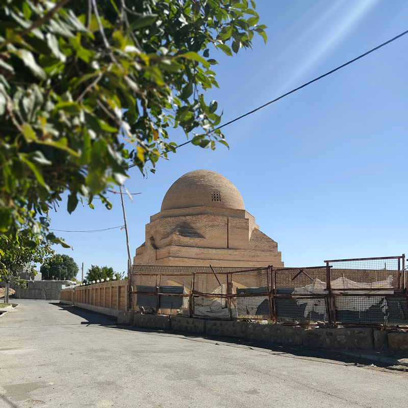 جاده کنار مسجد جامع سجاس