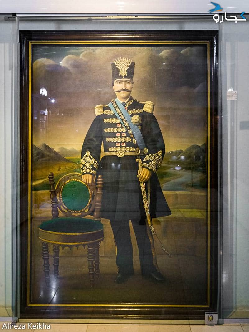 تابلوی نقاشی ناصرالدین شاه در موزه
