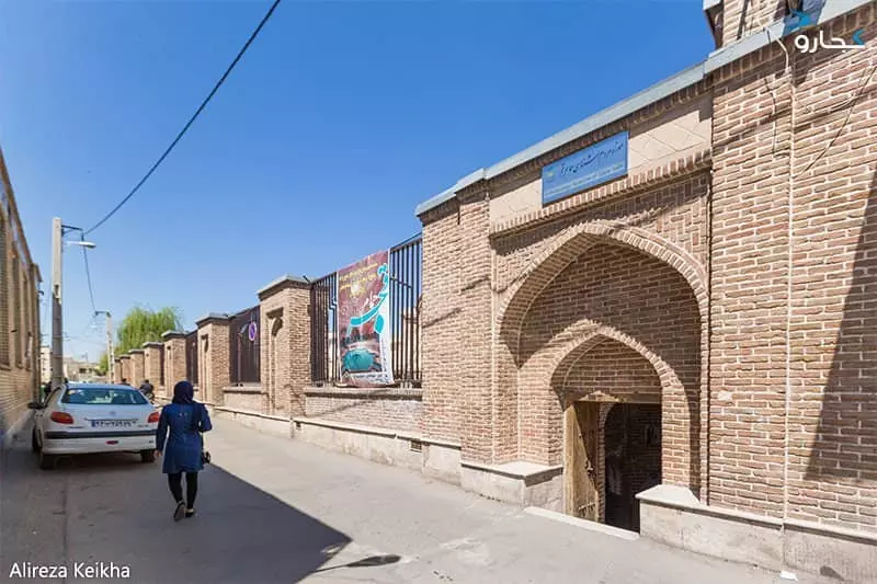 ورودی موزه مردم شناسی قزوین