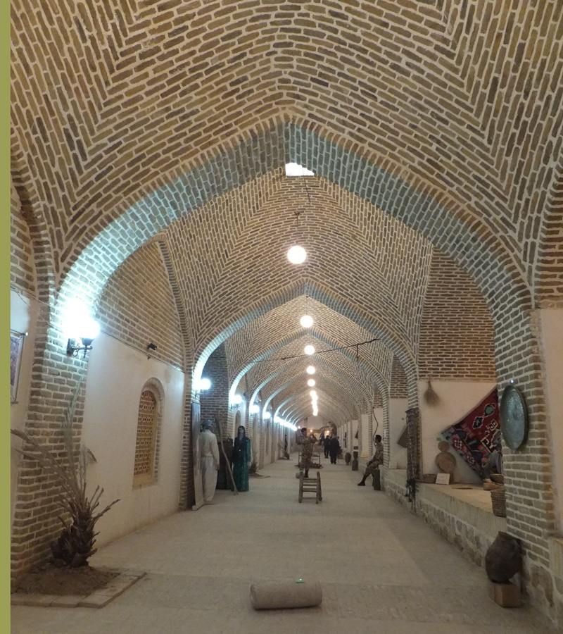 راهروی کاروانسرای عباسی قصر شیرین