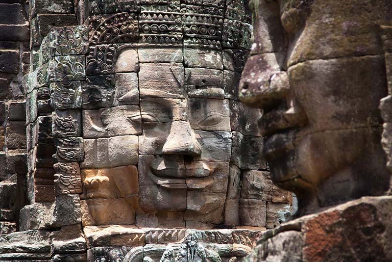 هنر باستانی در معبد وات