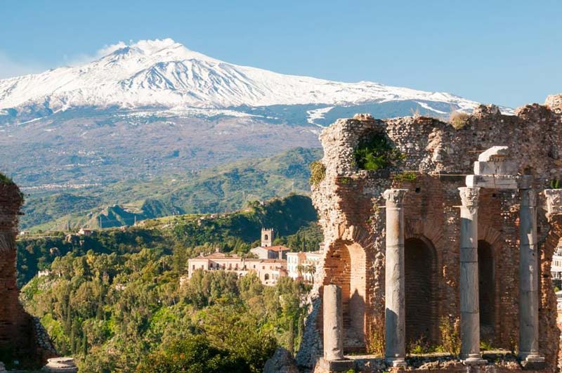 کوه اتنا در ایتالیا