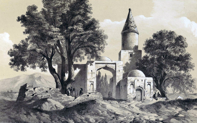 نقاشی آرامگاه امامزاده زیدالکبیر