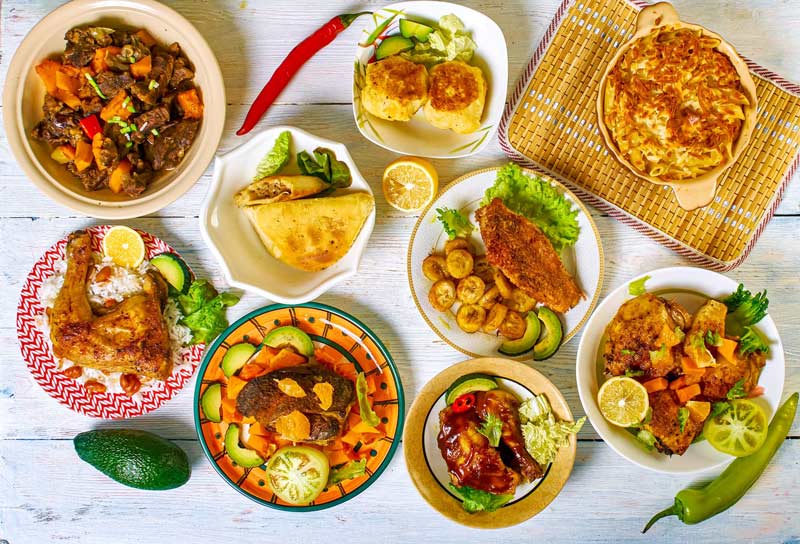 غذاهای متنوع در سنت لوسیا