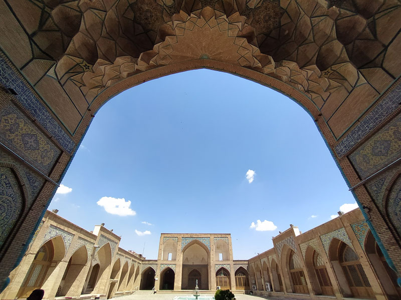 ورودی شرقی مسجد جامع قم