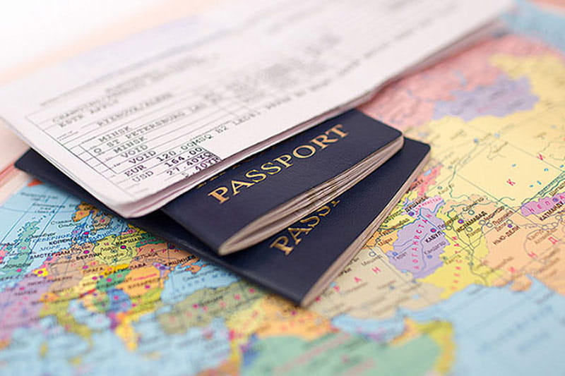 گذرنامه و ویزای شینگن روی نقشه جغرافیای جهان
