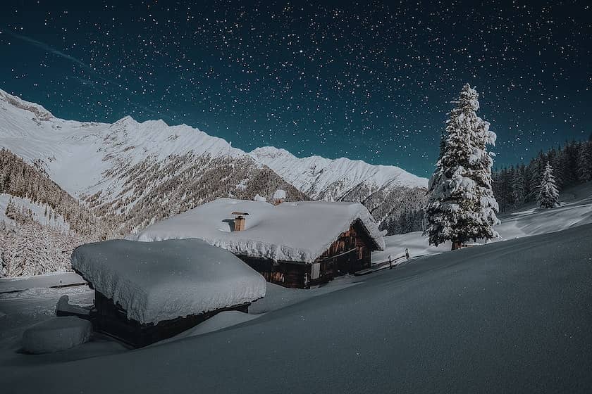 تماشای برف در شب، سفید زیبا و جادویی