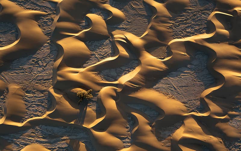 عکس هوایی از کویر