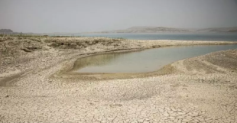 سد کرخه پس از خشکسالی در سال ۱۴۰۱