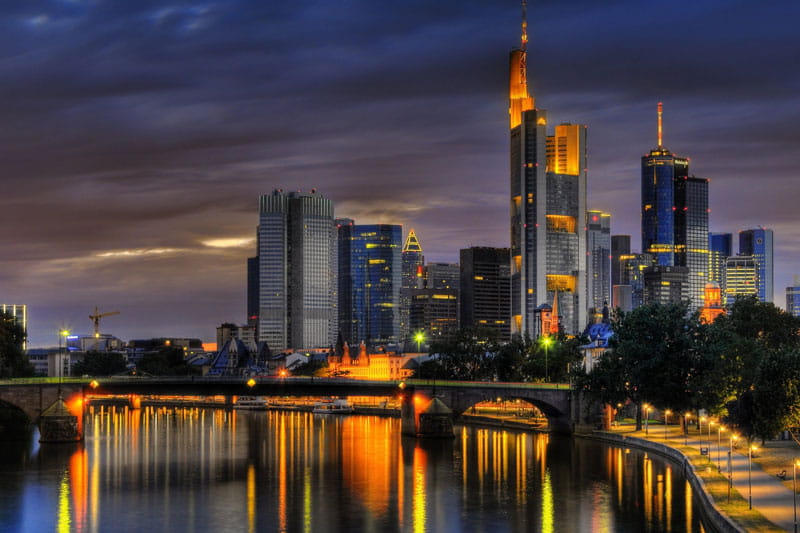 منظره برجهای شهر در آلمان