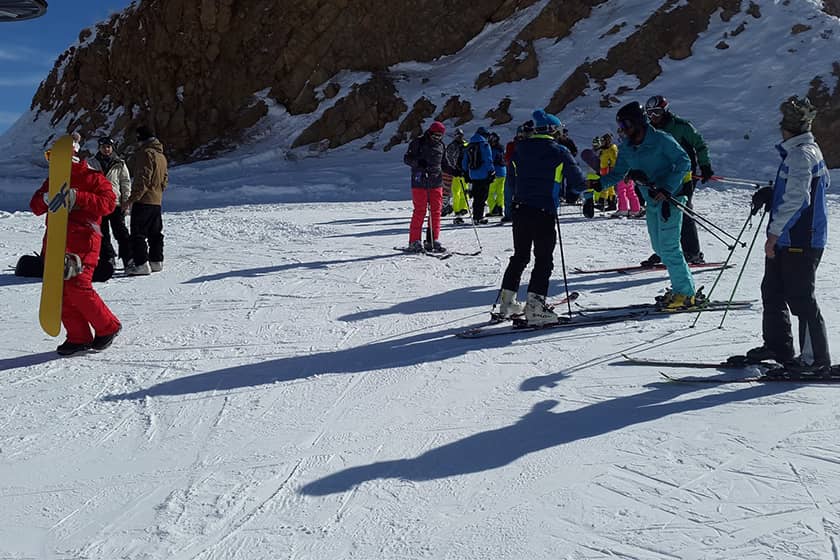 تماشا کنید: هیجان در پیست های اسکی ایران