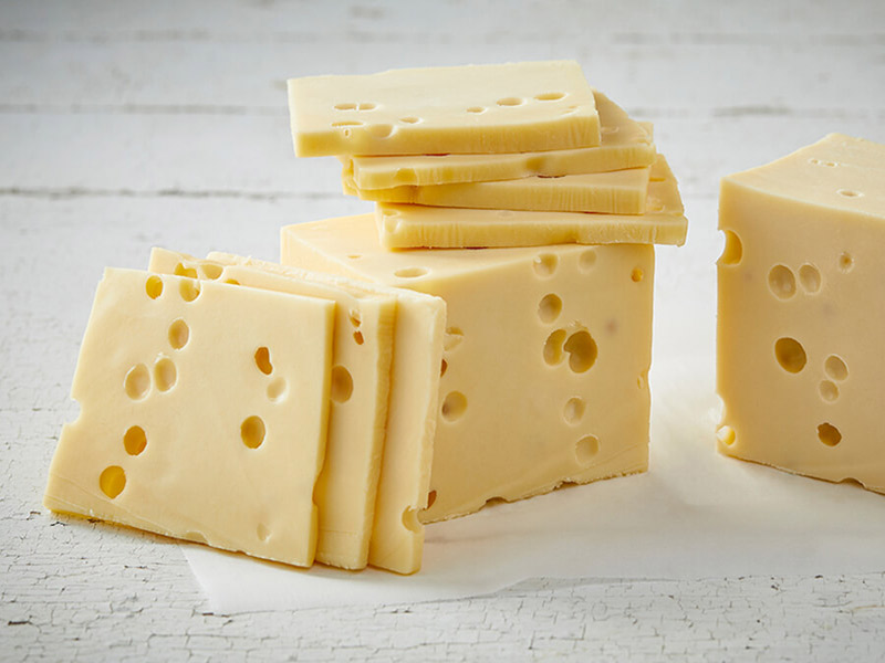 ورقه های پنیر سوییسی