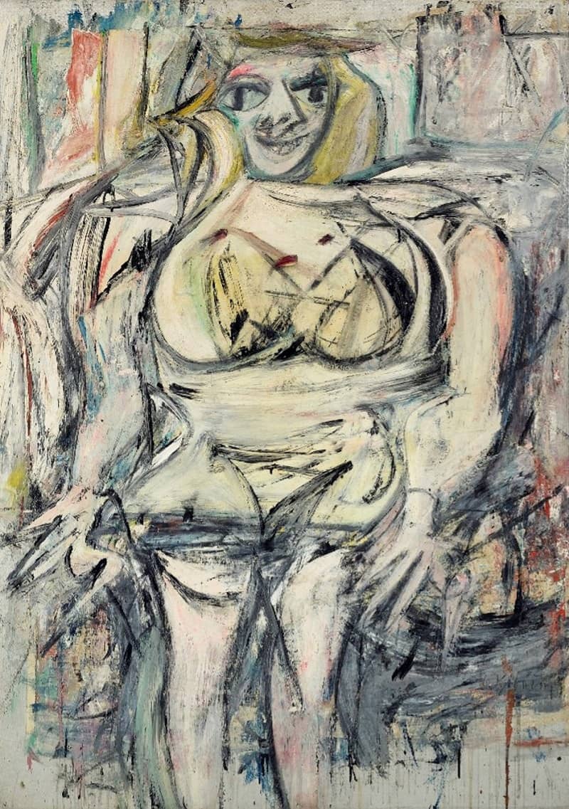 زن سه، اثر ویلیم دکونینگ، منبع: arthive