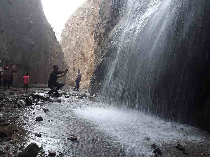 آبشار ورسک؛ منبع عکس: گوگل مپ؛ عکاس: علی اصغر فشکی