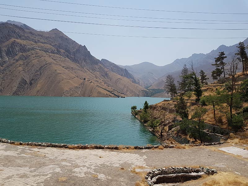 دریاچه سد کرج و طبیعت اطراف؛ منبع عکس: گوگل مپ؛ عکاس: Naser Nematiroshan