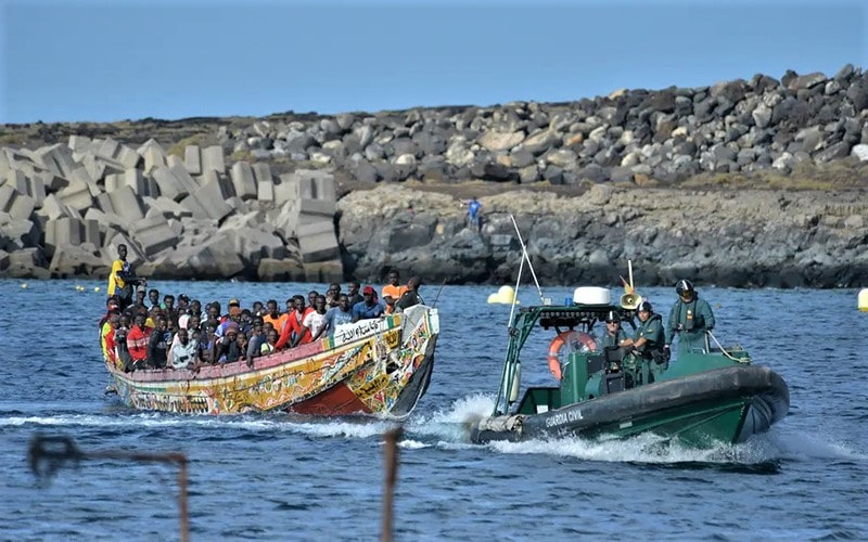 قایق مهاجران غیرقانوی