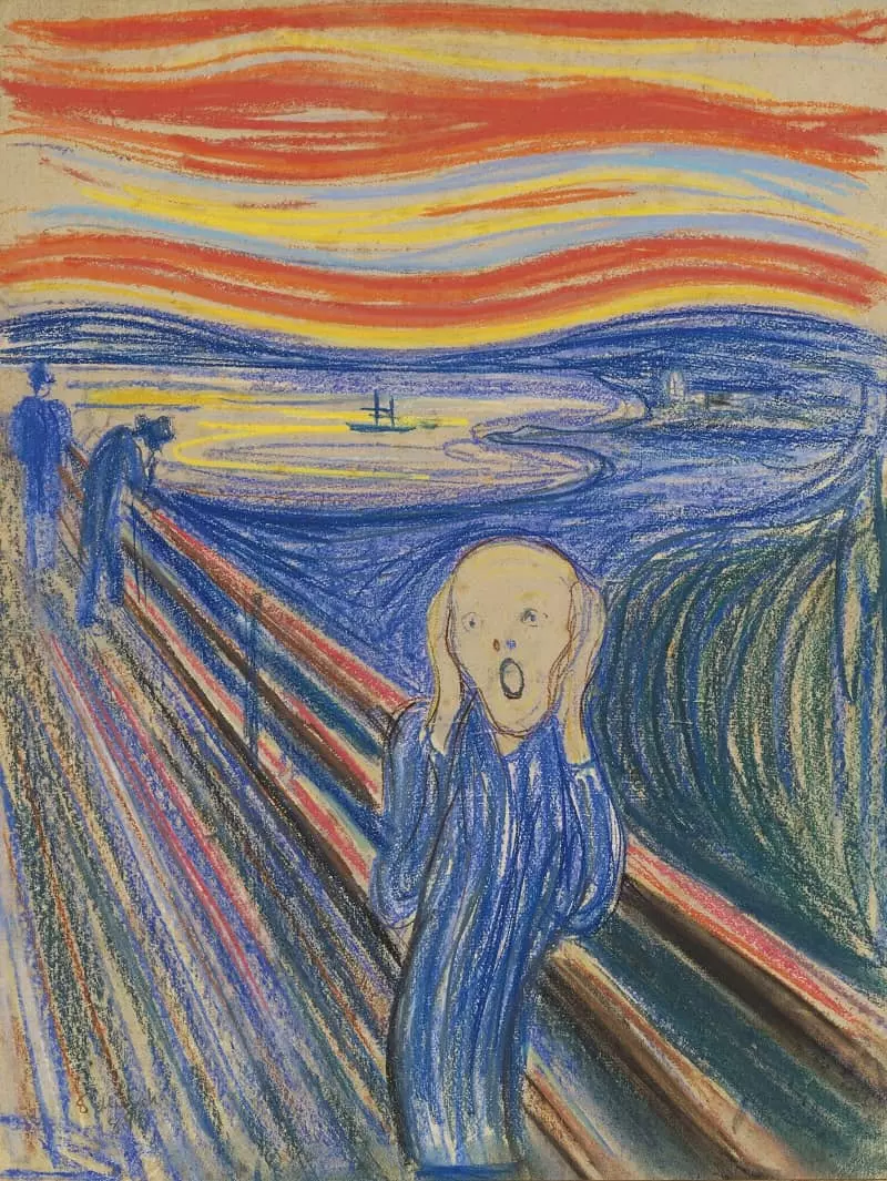 جیغ اثر ادوارد مونک، منبع: ویکی پدیا