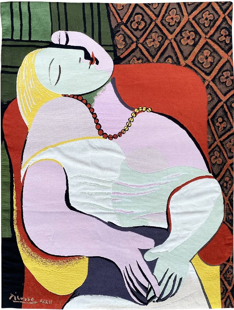 رویا، اثر پابلو پیکاسو، منبع: tapisseriesdeflandres