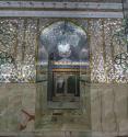 آینه کاریهای مقبره قیدار نبی؛ منبع عکس: گوگل مپ؛ عکاس: bi zed
