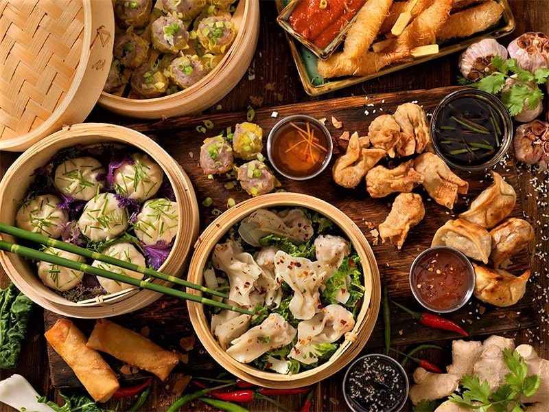 غذاهای متنوع چینی