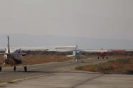 فرودگاه آزادی نظرآباد حرکت هواپیمای تفریحی؛ منبع عکس گوگل مپ؛ عکاس ماهان یاری