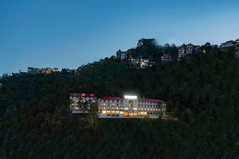 ساختمان هتلی در شهر شیملا هند