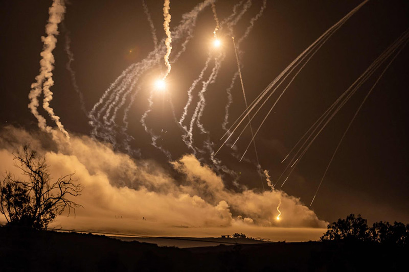 بمباران نواز غزه از سمت مرز اسرائیل