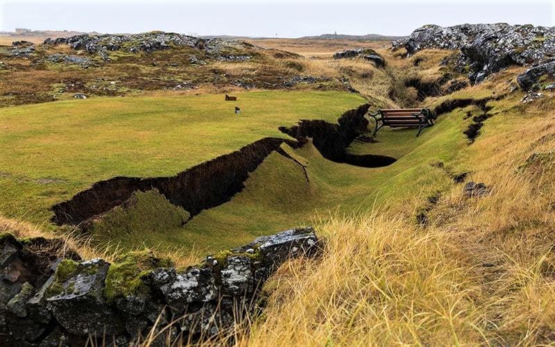 رانش زمین در ایسلند