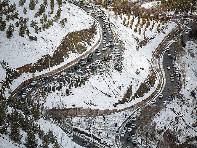 جاده های کردستان در زمستان- رپورتاژ