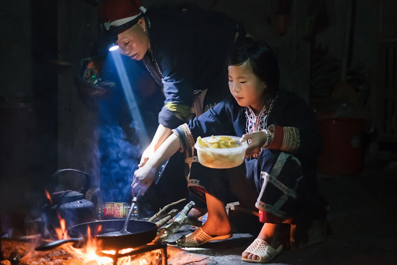 پخت غذا در ویتنام 