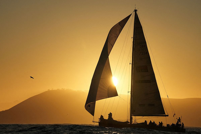 مرحله دوم مسابقات قایق بادبانی از اروگوئه تا کیپ تاون در آفریقای جنوبی 