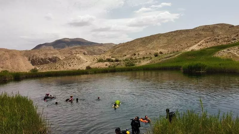 غواصی در دریاچه‌های طبیعی اطراف تهران؛ منبع عکس: گوگل مپ؛ عکاس: sajad Shajirat