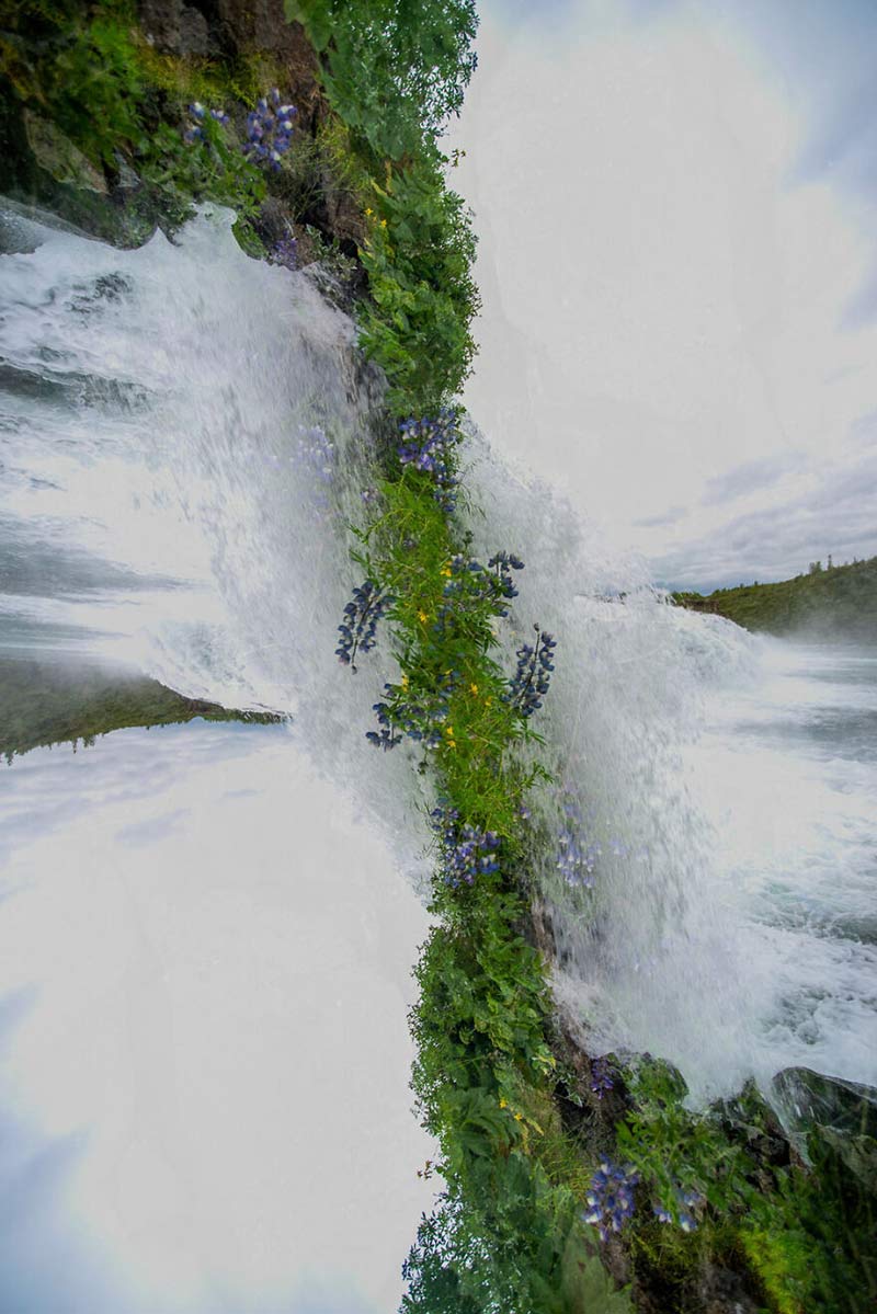 آبشاری در ایسلند (Iceland-Faxafoss Waterfall)