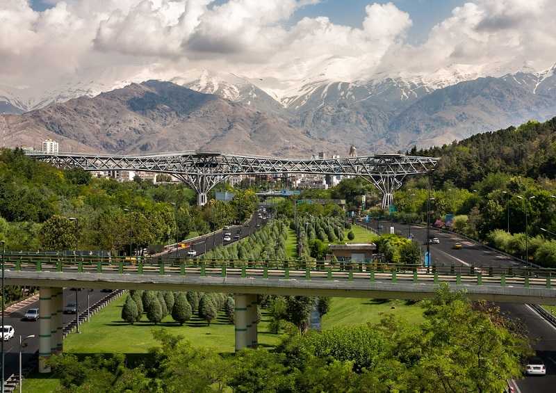 طبیعت زیبای تهران و پل طبیعت؛ منبع عکس: گوگل مپ؛ عکاس: ᴢᴜʟꜰɪQᴀʀ