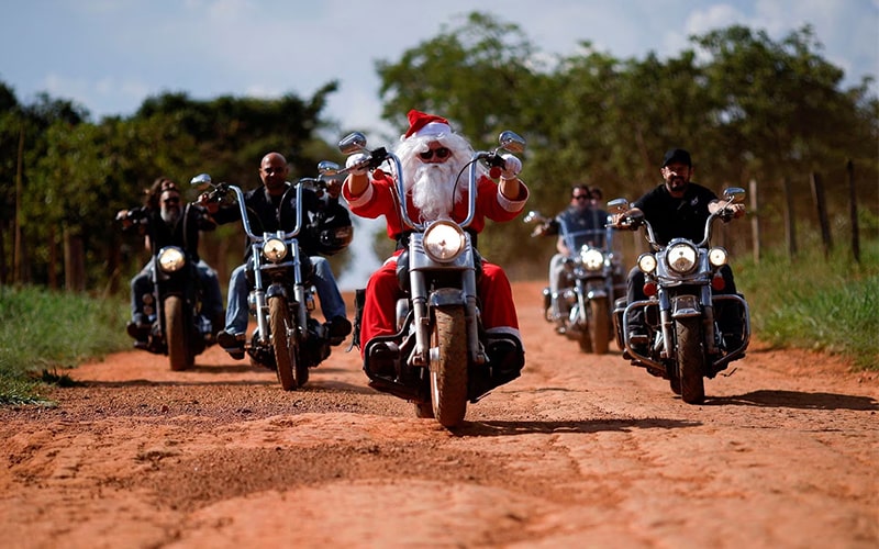 موتورسواری بابانوئل