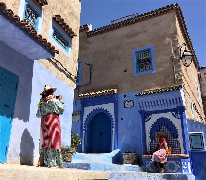 زنان روستای شفشاون مراکش،منبع عکس: unsplash.com، عکاس: Tanya Santos