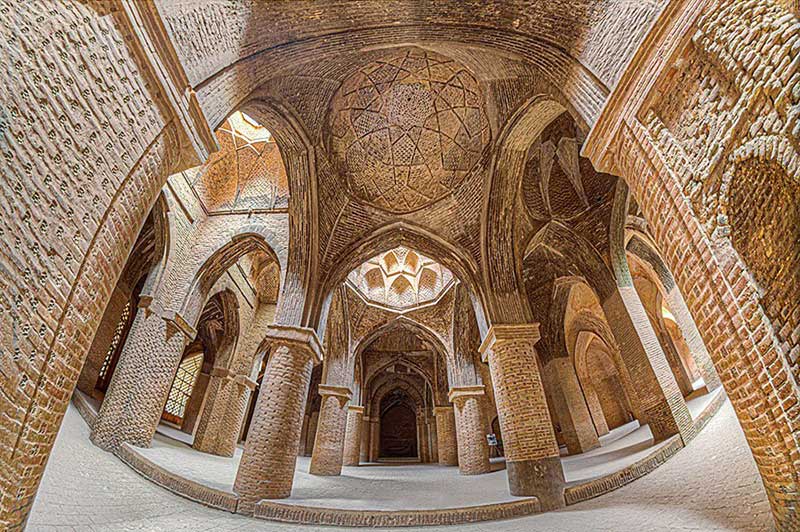 معماری داخلی مسجد جامع اصفهان