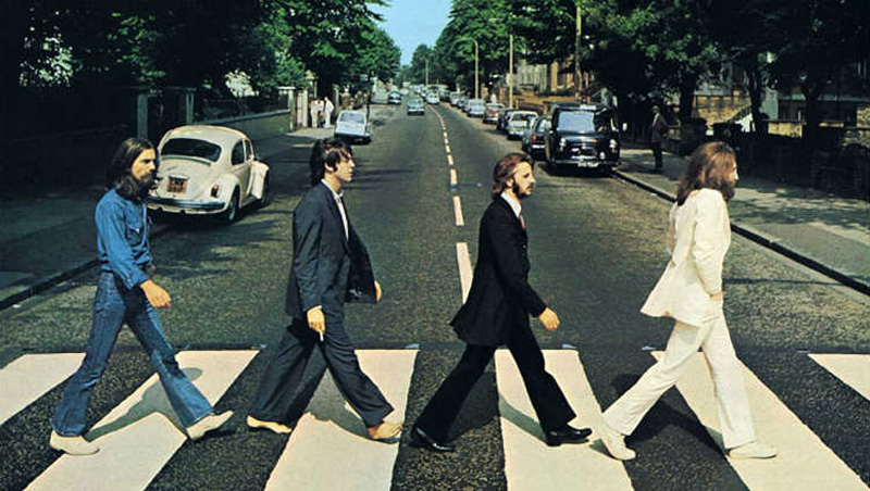 گروه بیتلز در خیابان ابی رود
