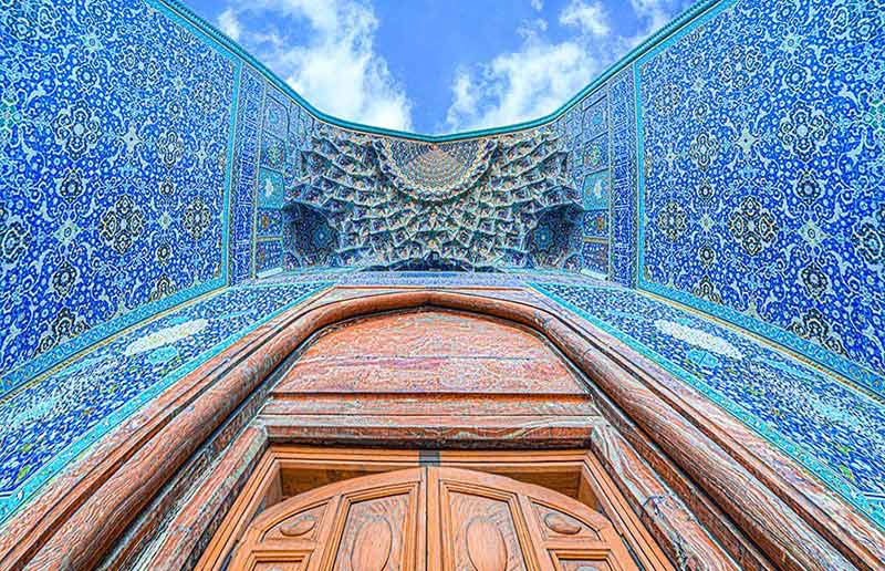 معماری سقف مسجد امام اصفهان