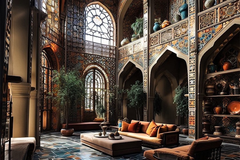 عمارت رویایی شیراز؛ خانه‌ای هفت رنگ در شهر عشق و ادب