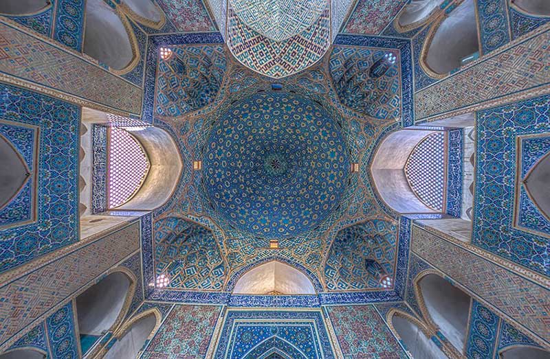 معماری سقف مسجد جامع یزد