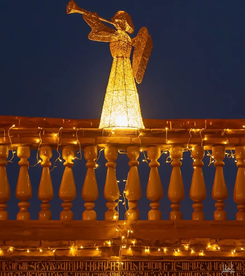 مجسمه فرشته در کلیسای وانک، منبع عکس: اینستاگرام alijanlou.amin@، عکاس: امین علیجانلو