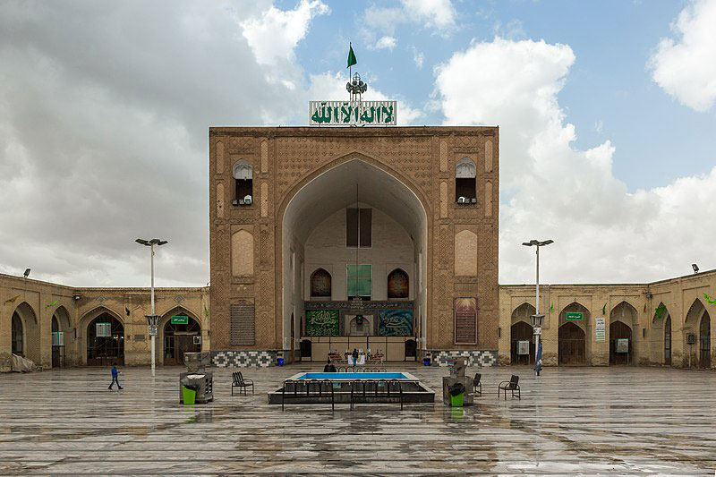 نمای کلی از مسجد جامع نیشابور؛ منبع عکس: گوگل مپ؛ عکاس: اصغر شیروانی پور