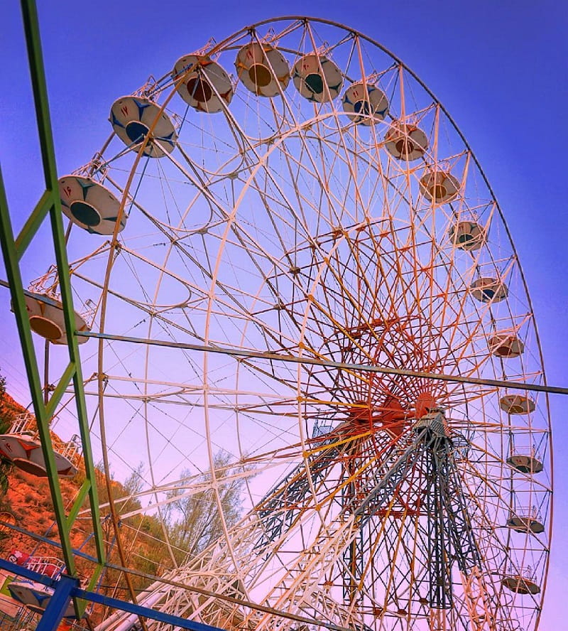 چرخ و فلک لونا پارک شیراز