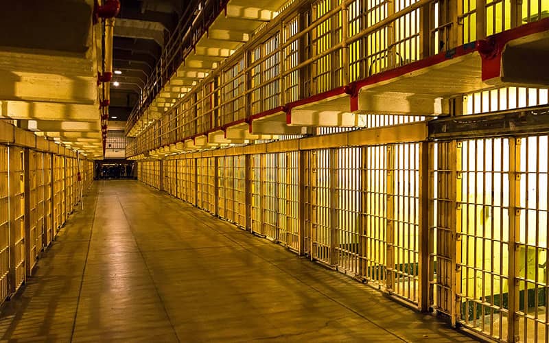 سلول های زندان آلکاتراز