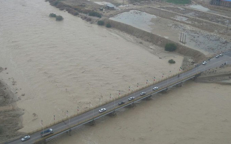 عکس هوایی از رود مند