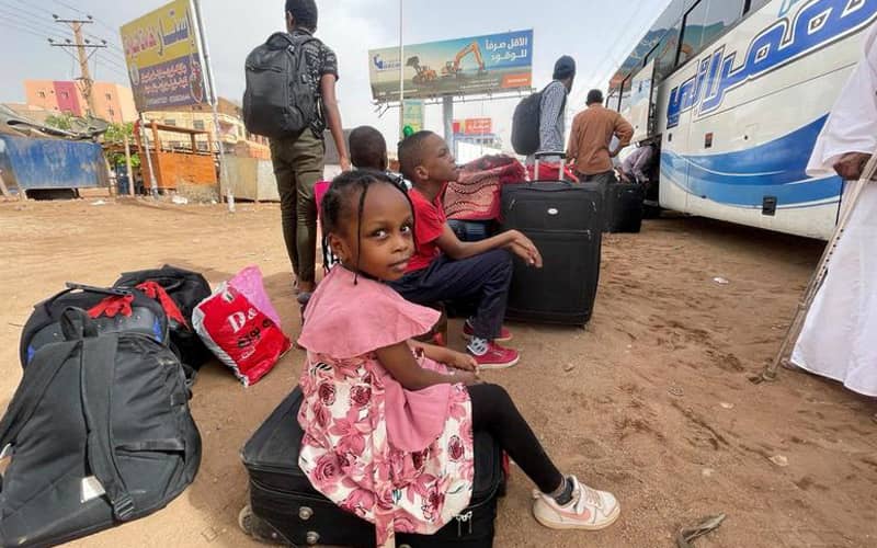 کودکان آواره در سودان