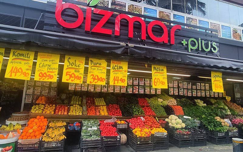مغازه میوه فروشی در ترکیه