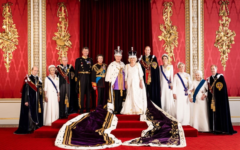 عکس خاندان سلطنتی بریتانیا