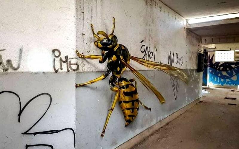 گرافیتی زنبور